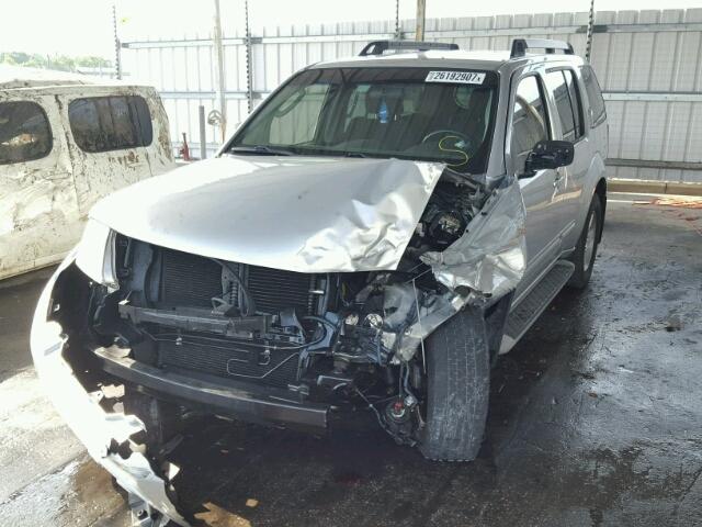 5N1AR18U39C615401 - 2009 NISSAN PATHFINDER SILVER photo 2