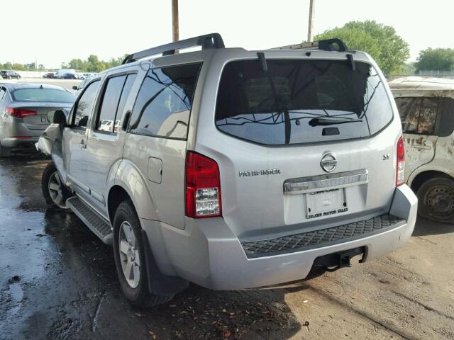 5N1AR18U39C615401 - 2009 NISSAN PATHFINDER SILVER photo 3