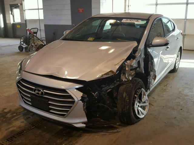 KMHD74LF3HU422168 - 2017 HYUNDAI ELANTRA SE SILVER photo 2