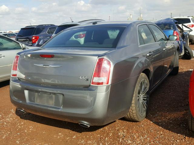 2C3CCABG9CH161116 - 2012 CHRYSLER 300 V6 GRAY photo 4