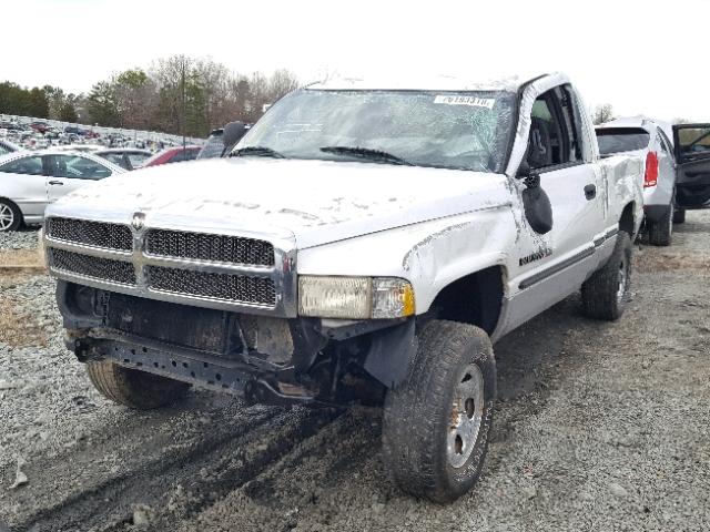 3B7HF13Z9WG188443 - 1998 DODGE RAM 1500 WHITE photo 2