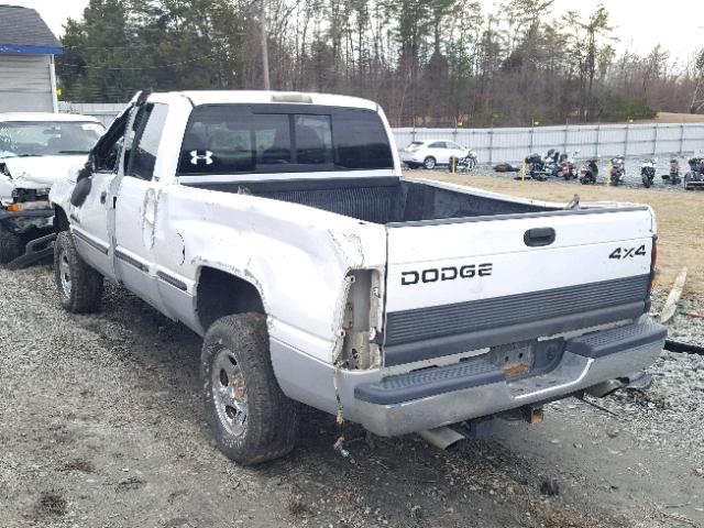 3B7HF13Z9WG188443 - 1998 DODGE RAM 1500 WHITE photo 3