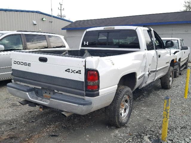 3B7HF13Z9WG188443 - 1998 DODGE RAM 1500 WHITE photo 4