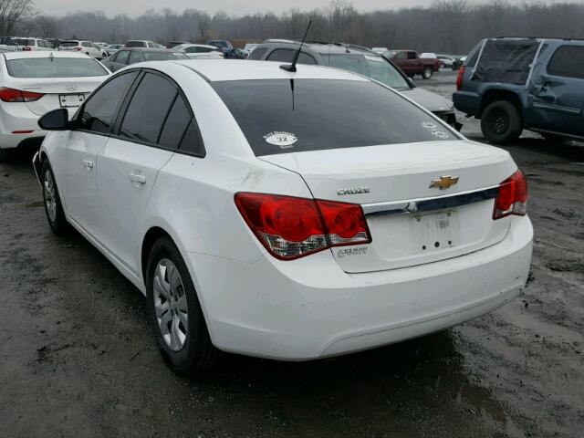 1G1PA5SG1D7298180 - 2013 CHEVROLET CRUZE LS WHITE photo 3