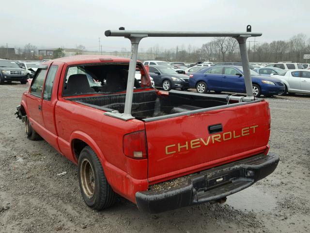 1GCCS195X28235926 - 2002 CHEVROLET S TRUCK S1 RED photo 3