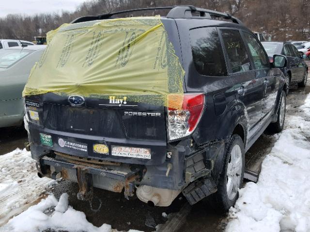 JF2SH63699G700187 - 2009 SUBARU FORESTER 2 BLACK photo 4