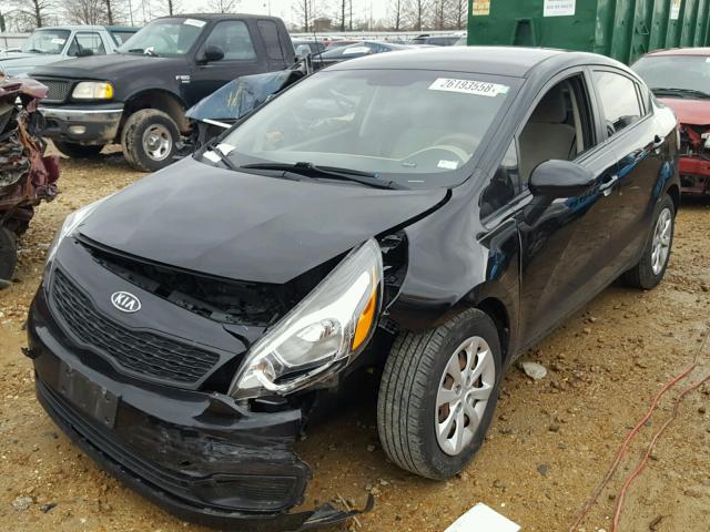 KNADM4A33D6127489 - 2013 KIA RIO LX BLACK photo 9