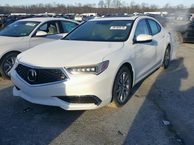 19UUB1F52JA006481 - 2018 ACURA TLX TECH WHITE photo 2
