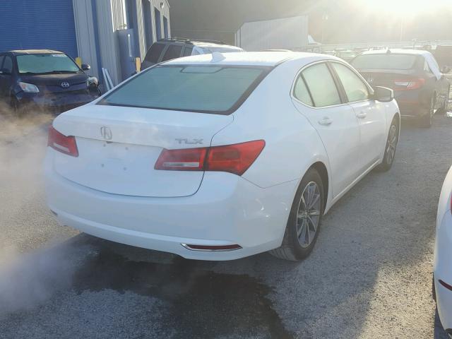 19UUB1F52JA006481 - 2018 ACURA TLX TECH WHITE photo 4