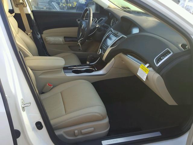 19UUB1F52JA006481 - 2018 ACURA TLX TECH WHITE photo 5