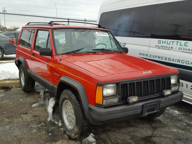 1J4FJ67S8RL156486 - 1994 JEEP CHEROKEE S RED photo 1