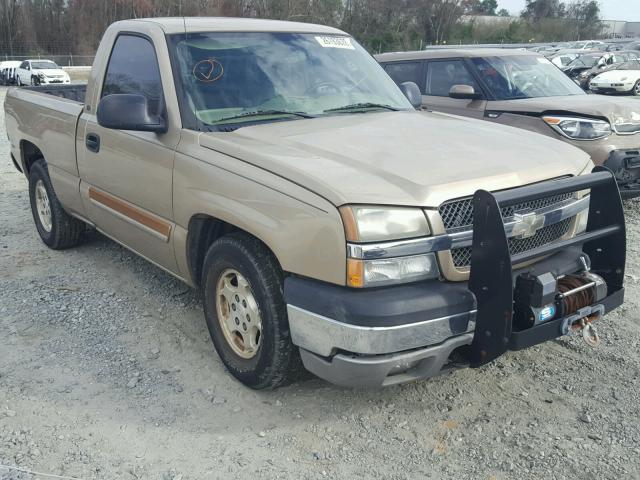 1GCEC14V94Z119708 - 2004 CHEVROLET SILVERADO BEIGE photo 1