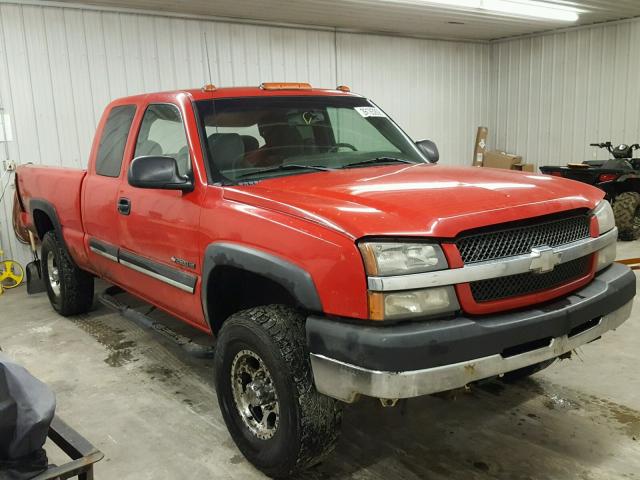 1GCHK29U43E205889 - 2003 CHEVROLET SILVERADO RED photo 1