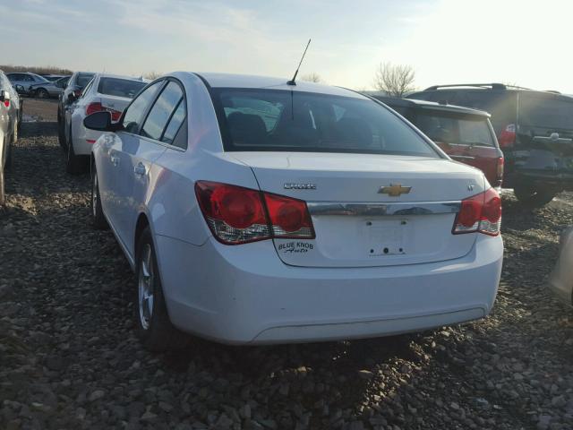 1G1PE5S97B7240254 - 2011 CHEVROLET CRUZE LT WHITE photo 3