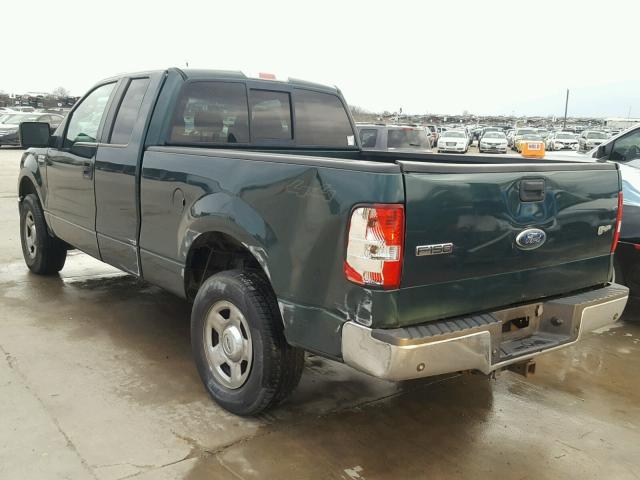 1FTPX14V67KC12678 - 2007 FORD F150 GREEN photo 3