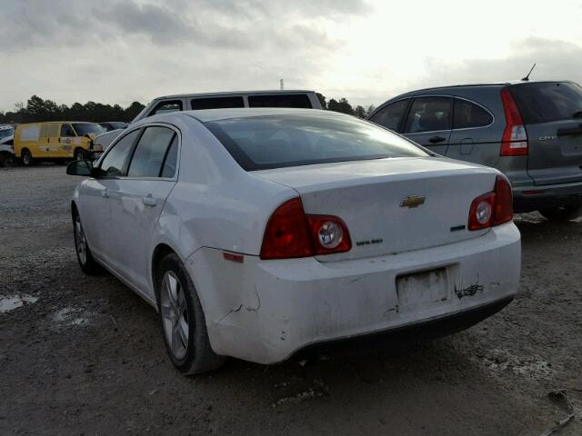 1G1ZA5EUXBF373181 - 2011 CHEVROLET MALIBU LS WHITE photo 3