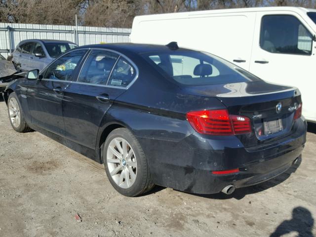 WBA5B3C52FD542482 - 2015 BMW 535 XI BLACK photo 3