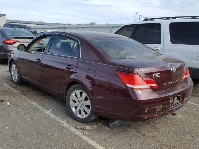 4T1BK36B37U250229 - 2007 TOYOTA AVALON XL MAROON photo 3