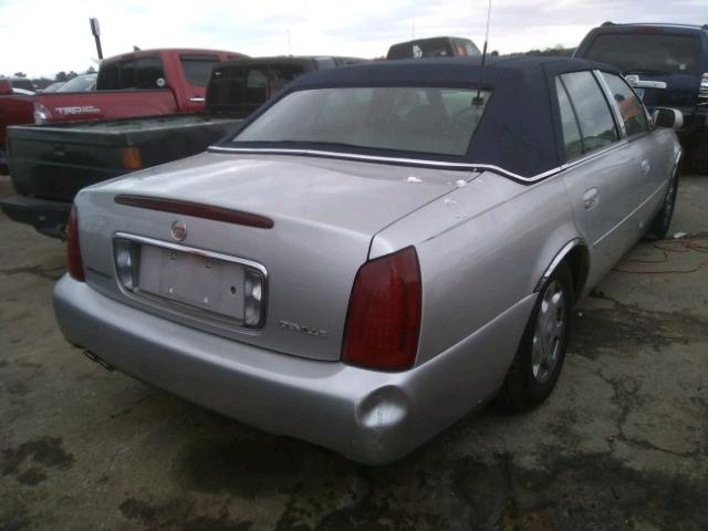 1G6KD54Y32U211430 - 2002 CADILLAC DEVILLE SILVER photo 4