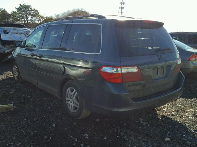 5FNRL38256B005114 - 2006 HONDA ODYSSEY LX GRAY photo 3