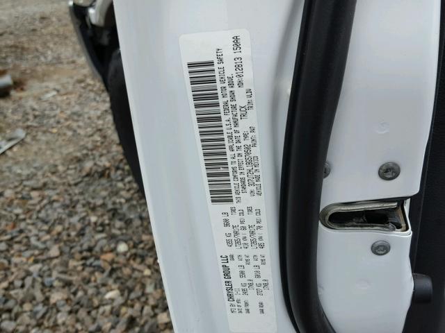 3D7UT2HL1BG570502 - 2011 DODGE RAM 2500 WHITE photo 10