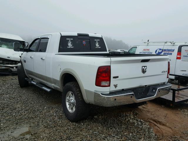 3D7UT2HL1BG570502 - 2011 DODGE RAM 2500 WHITE photo 3