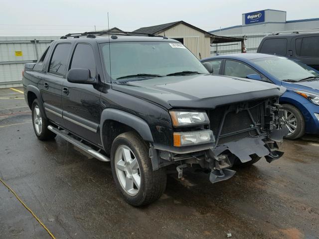 3GNEC12Z65G239643 - 2005 CHEVROLET AVALANCHE BLACK photo 1