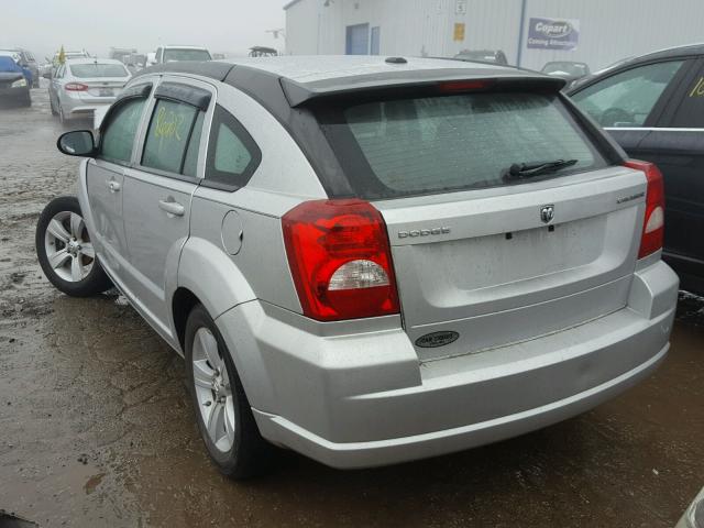 1B3CB3HAXBD120861 - 2011 DODGE CALIBER MA SILVER photo 3