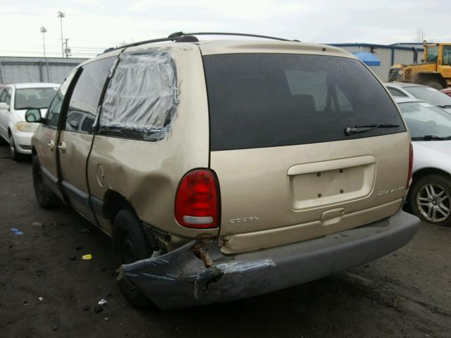 1B4GP44G3XB827091 - 1999 DODGE GRAND CARA BEIGE photo 3