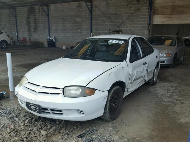 1G1JC52F347330070 - 2004 CHEVROLET CAVALIER WHITE photo 2