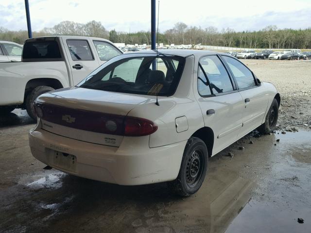 1G1JC52F347330070 - 2004 CHEVROLET CAVALIER WHITE photo 4