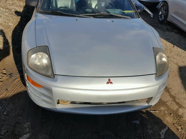 4A3AE55H71E003240 - 2001 MITSUBISHI ECLIPSE SP SILVER photo 7