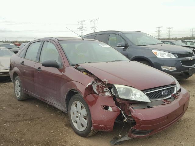 1FAFP34N17W290629 - 2007 FORD FOCUS ZX4 RED photo 1