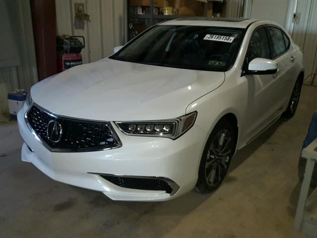 19UUB3F50JA003977 - 2018 ACURA TLX TECH WHITE photo 2