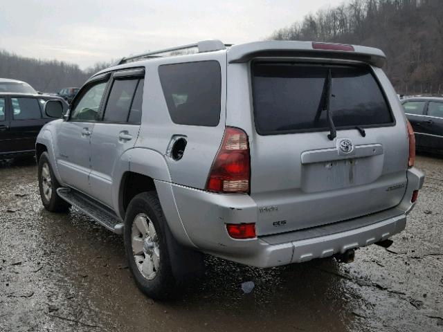 JTEBU17R830010721 - 2003 TOYOTA 4RUNNER LI SILVER photo 3