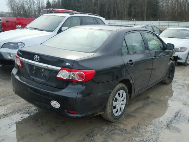 2T1BU4EE0BC688597 - 2011 TOYOTA COROLLA BA BLACK photo 4