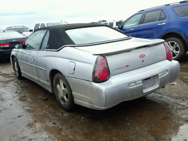 2G1WX12K149293857 - 2004 CHEVROLET MONTE CARL SILVER photo 3