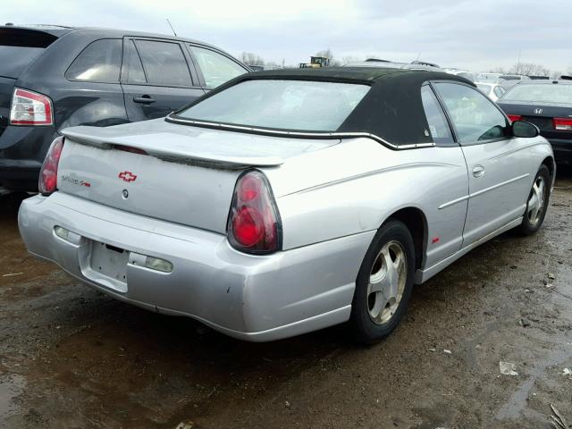 2G1WX12K149293857 - 2004 CHEVROLET MONTE CARL SILVER photo 4