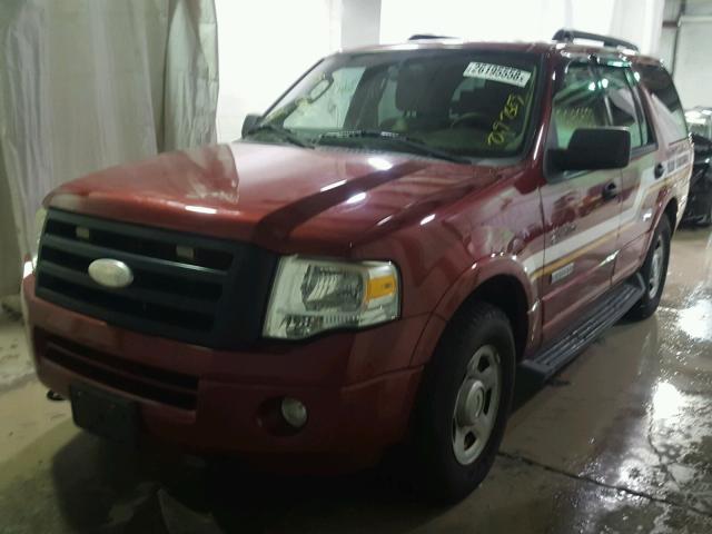 1FMFU16548LA67391 - 2008 FORD EXPEDITION RED photo 2