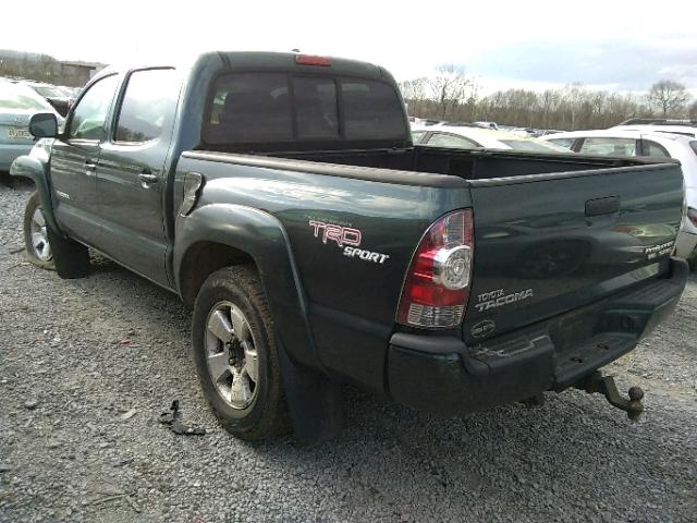 3TMJU62N79M075650 - 2009 TOYOTA TACOMA DOU GREEN photo 3