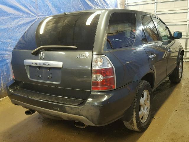 2HNYD18245H550902 - 2005 ACURA MDX GRAY photo 4