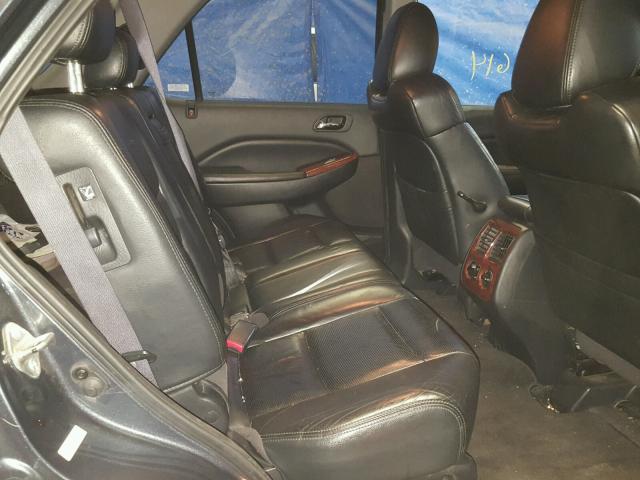 2HNYD18245H550902 - 2005 ACURA MDX GRAY photo 6