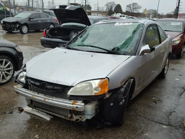 1HGEM22913L011448 - 2003 HONDA CIVIC EX Gümüş foto 2