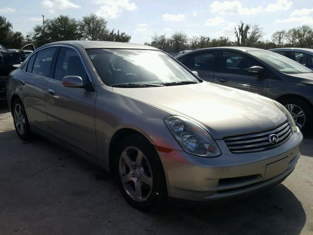 JNKCV51E93M015372 - 2003 INFINITI G35 TAN photo 1