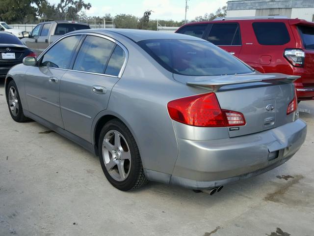 JNKCV51E93M015372 - 2003 INFINITI G35 TAN photo 3