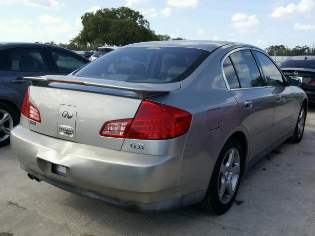 JNKCV51E93M015372 - 2003 INFINITI G35 TAN photo 4