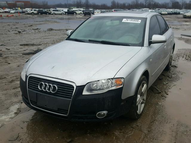 WAUAF78E47A123054 - 2007 AUDI A4 2 SILVER photo 2