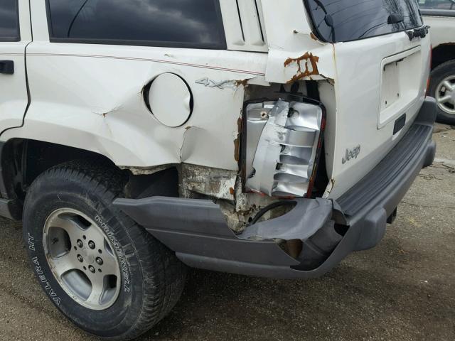 1J4GZ58S5WC371020 - 1998 JEEP GRAND CHER WHITE photo 9