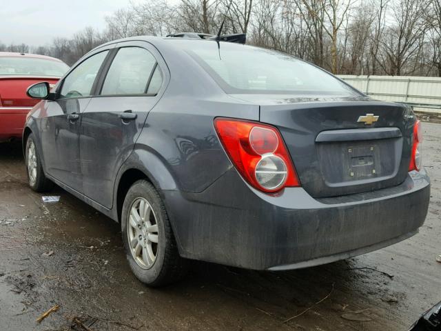 1G1JB5SH4C4215806 - 2012 CHEVROLET SONIC LS GRAY photo 3