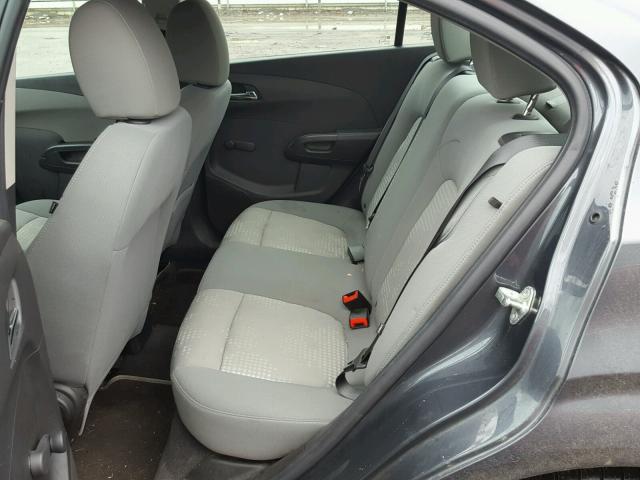 1G1JB5SH4C4215806 - 2012 CHEVROLET SONIC LS GRAY photo 6